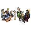 Ver imagem 1 de Decoração Natal Enfeite Presépio Baby Natalino Resina 11 Peças