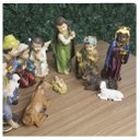 Ver imagem 5 de Decoração Natal Enfeite Presépio Baby Natalino Resina 11 Peças