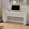 Mesa de Escritório 1.60x60 Tampo 30mm Netmobil - Dubai/branco - 2