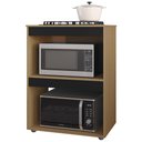 Ver imagem 7 de Balcão para Cooktop e Forno Microondas 75cm Adriana Amêndoa/Branco - AJL Móveis