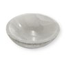 Tigela de Selenita Natural Polida Recipiente Pedra Cristal - 2