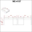 Ver imagem 2 de Mesa de Escritório em L