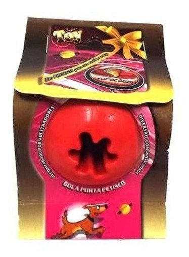 Brinquedo Furacão Pet Bola Maciça Adestramento Vermelho - 60 Mm - 2