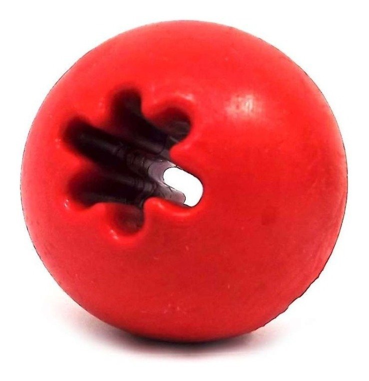 Brinquedo Furacão Pet Bola Maciça Adestramento Vermelho - 60 Mm