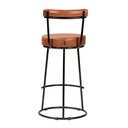 Ver imagem 6 de Banqueta Alta Cozinha 70cm Encosto Industrial Aço Kit 4 Ziria Pu S02 - D'rossi