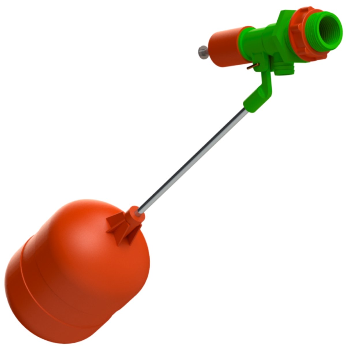 Torneira Boia para Caixa D'água 1/2" e 3/4" Air Lock Haste Alúminio | Valeplast - 6