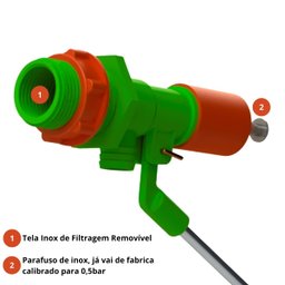 Torneira Boia para Caixa D'água 1/2" e 3/4" Air Lock Haste Alúminio | Valeplast - 4