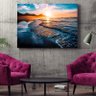 Quadro Decorativo Tela Canvas Paisagem Amazing Beautiful Sunset - 120x80 Cm - 2