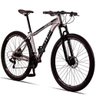 Bicicleta Aro 29 Spaceline Star 21 Marchas, Quadro de Alumínio e Freio a Disco - Prata/preto - 2