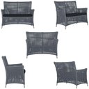 Ver imagem 4 de 2 Sofás e Mesa Igapó Alumínio Fendi Corda Náutica E12 Trama Prata