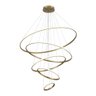 Lustre Pendente Astraled Tabit Pl-9847 Dourado Led Bivolt - 1