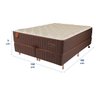 Cama Box Queen Size (box + Colchão) 158x198x71 Diamante Prorelax Pillow In - Marrom - 7