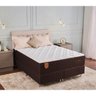 Cama Box Queen Size (box + Colchão) 158x198x71 Diamante Prorelax Pillow In - Marrom - 2