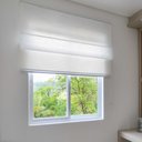 Ver imagem 2 de Persiana Romana Translucida Branca - 2,20m x 1,60m