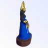 Escultura Orixá Oxum Azul em Resina 10 cm - 2