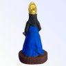 Escultura Orixá Oxum Azul em Resina 10 cm - 4