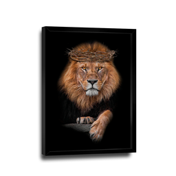 Quadro Realeza do Leão Com Coroa -- BR ARTES - 2