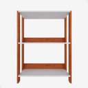 Ver mais imagens de Nicho para Brinquedoteca ou Quarto Infantil para Organizar Brinquedos - Nature com Branco