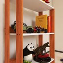 Ver imagem 5 de Nicho para Brinquedoteca ou Quarto Infantil para Organizar Brinquedos - Nature com Branco