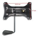 Ver mais imagens de Kit Pistão Cromado Flange 25cm Estrela Cromada 5 Rodizios Cr