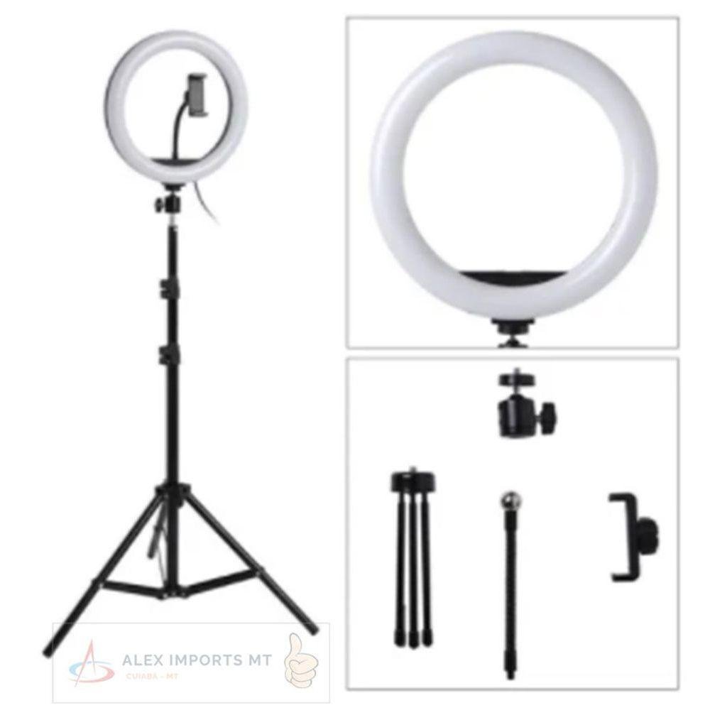 Ring Light Led 10 Polegadas 26cm Com Trípe Excelente - 5