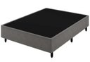 Ver imagem 1 de Base Box Casal 138x188 Suede Cinza Bio Box
