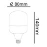 Kit 2 Lâmpada Super Led 30w Bulbo E27 6500k Bivolt - 8