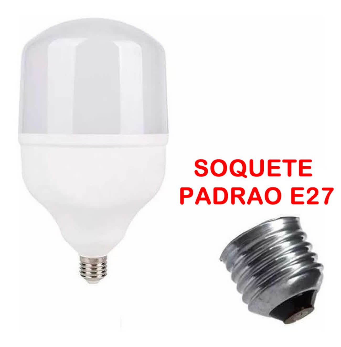 Kit 2 Lâmpada Super Led 30w Bulbo E27 6500k Bivolt - 3