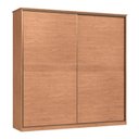 Ver mais imagens de Guarda Roupa Casal Master New 2 Portas Correr 2 Gavetas MDP Cedro-Blanc Móveis Castro