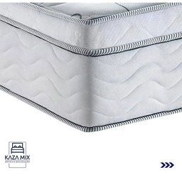 Cama Box Bege e Colchão Freedom Molas Ensacadas King Ortobom - 4