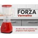 Ver imagem 5 de Kit 2 Liquidificador Agrato Forza 850w Jarra 1,5 Litros 127v Vermelho