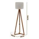 Ver imagem 4 de Luminária de Chão Classic Madeira Off White - Tebarrot