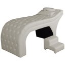 Ver imagem 1 de Maca Estofada Estética Capitonê 60 Cm Corino Bege - Fm