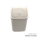 Ver imagem 3 de Kit 03 Cesto de Lixo Basculante Lixeira de Pia 4,5 L Branco