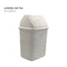 Kit 03 Cesto de Lixo Basculante Lixeira de Pia 4,5 L Branco - 4