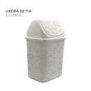 Ver imagem 4 de Kit 03 Cesto de Lixo Basculante Lixeira de Pia 4,5 L Branco