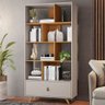Estante para Livros Office 1 Gaveta Off White/ Cinamomo - Jcm Móveis - 1