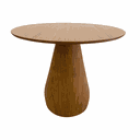 Ver imagem 1 de Mesa de Jantar Cone Balonê Redonda 90 Cm Tampo Freijó Base Freijó Personal Art Design