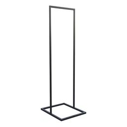 Araras Chão Industrial Elegante P/ Quarto Pequeno 02 Peças Technox Preto - 2