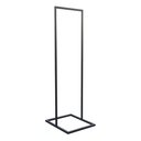 Ver imagem 2 de Araras Chão Industrial Elegante P/ Quarto Pequeno 02 Peças Technox Preto