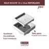 2 Ralos Oculto 15x15 Invisível Seca Piso Porcelanato Cinza - 5