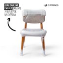Ver imagem 7 de Kit 8 Cadeiras de Jantar Manuela Madeira Mel Boucle Bege