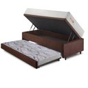 Ver imagem 5 de Bicama Box Baú Suede 88x188 com Colchão Ecoline D33 Ecoflex