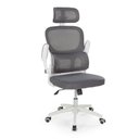 Ver imagem 3 de Cadeira de Escritório Giratória Executiva Viena com Regulagem de Altura - Cinza