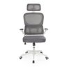 Cadeira de Escritório Giratória Executiva Viena com Regulagem de Altura - Cinza - 2