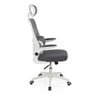 Cadeira de Escritório Giratória Executiva Viena com Regulagem de Altura - Cinza - 4