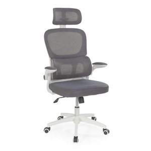 Cadeira de Escritório Giratória Executiva Viena com Regulagem de Altura - Cinza