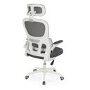 Ver imagem 6 de Cadeira de Escritório Giratória Executiva Viena com Regulagem de Altura - Cinza