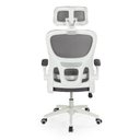 Ver imagem 5 de Cadeira de Escritório Giratória Executiva Viena com Regulagem de Altura - Cinza