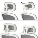 Ver imagem 7 de Cadeira de Escritório Giratória Executiva Viena com Regulagem de Altura - Cinza